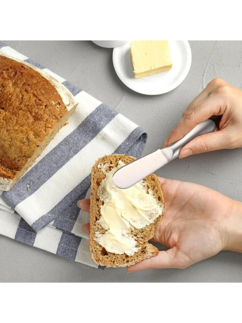 24-Piece Stainless Steel Spreader Knife Set for Cheese, Butter, Jam